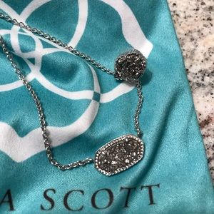 Kendra Scott Druzy ELISA necklace /Tessa Earrings